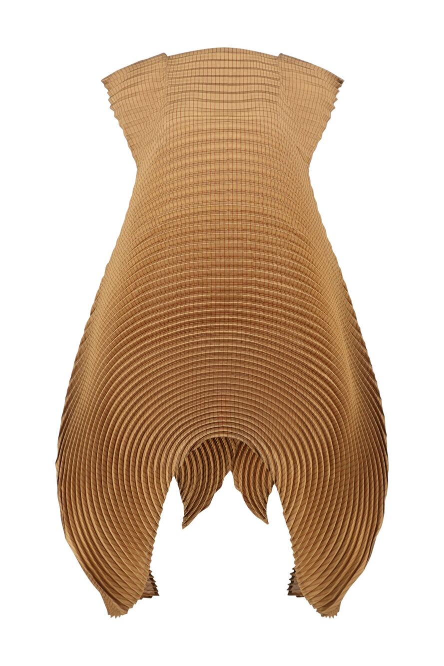AW14 "Rhythmatic Forest" Runway Ring Pleats Transformable Sculptural Dress